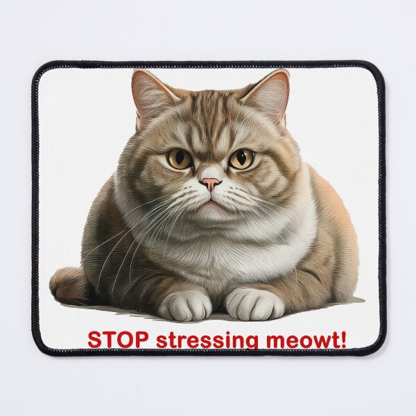 Item preview, STOP Stressing Meowt! designed and sold by Jill Nightingale.