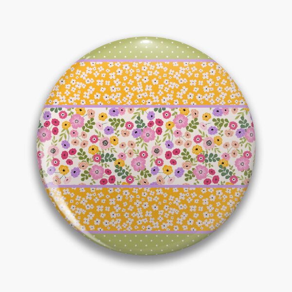 Item preview, Sweet Retro Ditsy Flowers and Polka Dots Patchwork - Boho Chic Vintage Floral Design designed and sold by DaisyHouse.