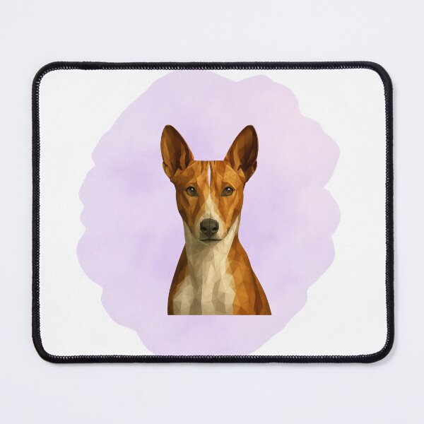Item preview, Elegant Basenji in Polygon Style designed and sold by GeoWild Designs.