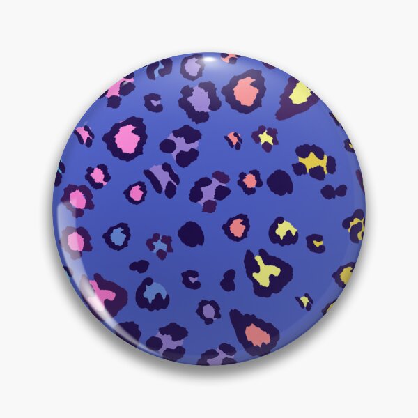 Artikelvorschau, Regenbogenleopard (blau) entworfen und verkauft von cascadiacreator.