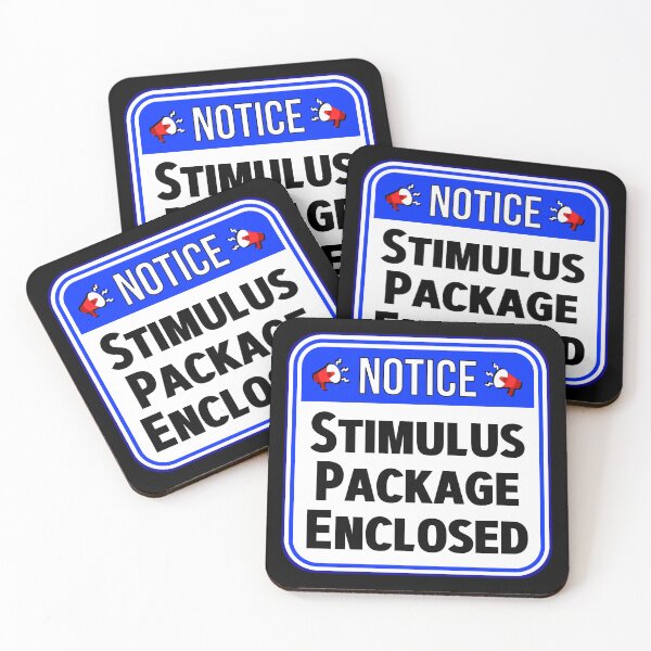 Item preview, NOTICE:  Stimulus Package Enclosed - funny warning signs designed and sold by DesignsFromTW-S.