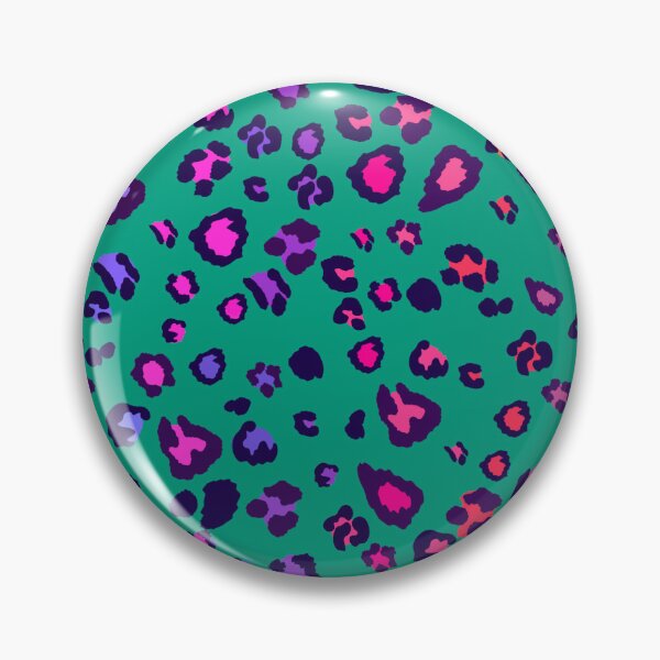 Artikelvorschau, Regenbogenleopard (blaugrün) entworfen und verkauft von cascadiacreator.