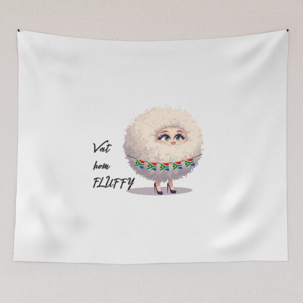 Item preview, Vat hom Fluffy! designed and sold by Slum-Alley.
