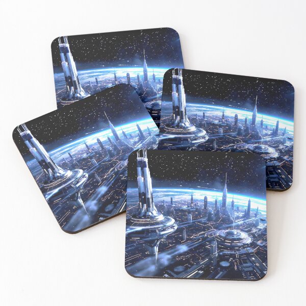 Item preview, Orbital Metropolis  designed and sold by ArtBarnes.