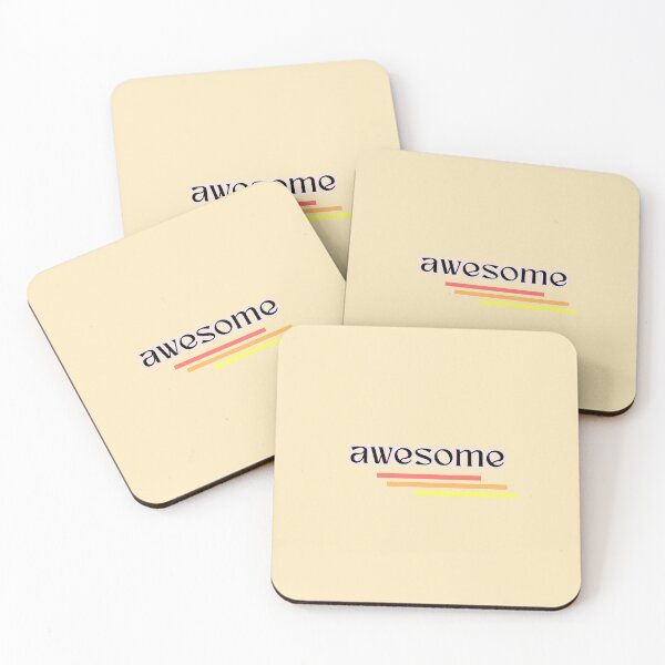 Item preview, Awesome Retro Lines – Minimalist Typography Design designed and sold by PriyaMagic.