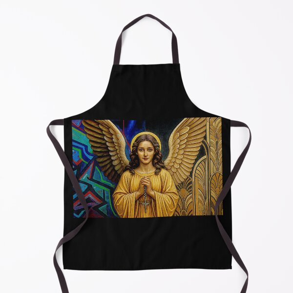 Item preview, Pop Art Golden Colorful Art Deco and grafitti Angel designed and sold by Helios Be. Lavsh.