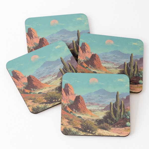 Item preview, Desert in New Mexico Red Rock Mountains Landscape designed and sold by scicilysimonee.