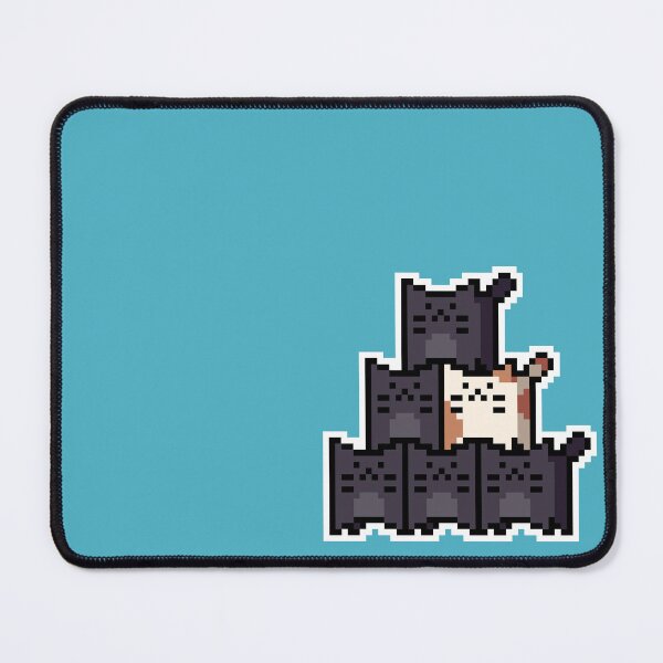 Item preview, Orange Accent Pixel-Cats Pyramid designed and sold by Wojciech Sumara.