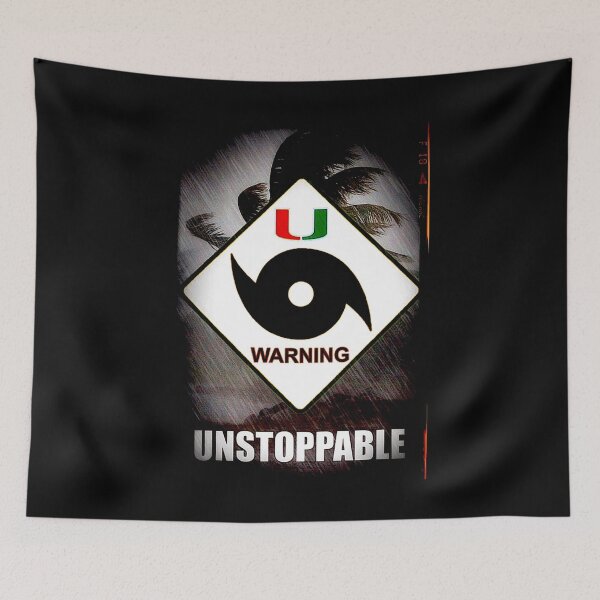 Item preview, The Unstoppable University Of Miami Hurricanes  designed and sold by Mark Jesus-Allen.