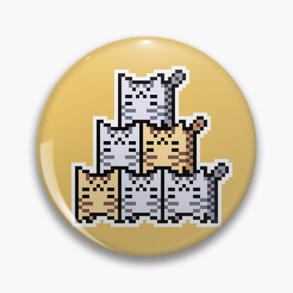 Item preview, Tabby Pixel-Cats Pyramid designed and sold by Wojciech Sumara.
