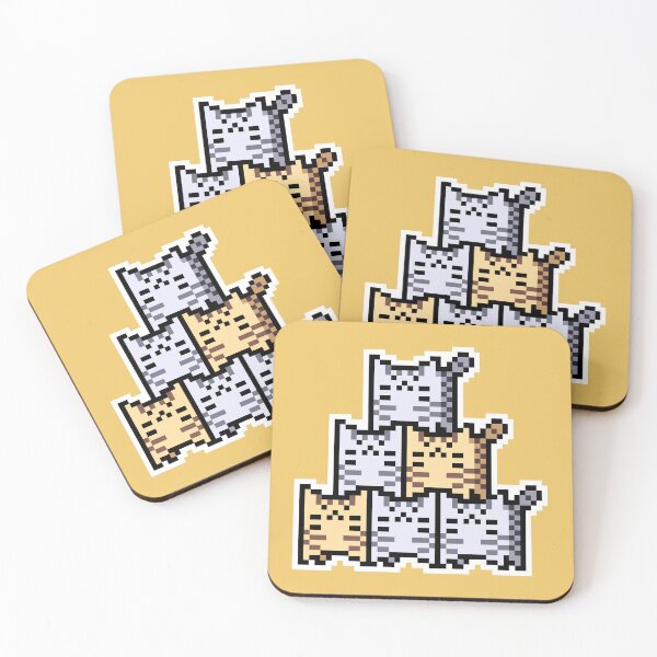 Item preview, Tabby Pixel-Cats Pyramid designed and sold by Wojciech Sumara.