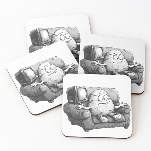 Aperçu de l'œuvre « Classique du couch potato » créée et vendue par AlexLineArt.