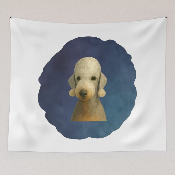 Item preview, Bedlington Terrier in Geometric Elegance designed and sold by GeoWild Designs.