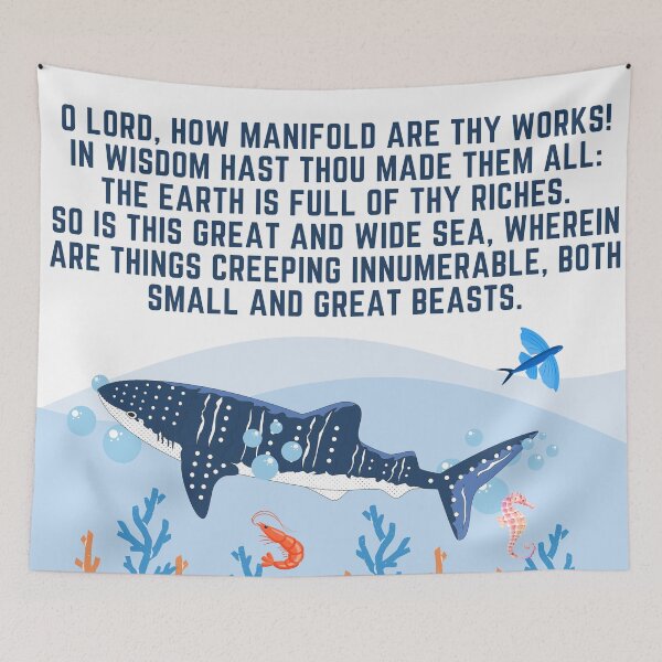 Item preview, Psalms 104:24-5 designed and sold by Undonemadenew.