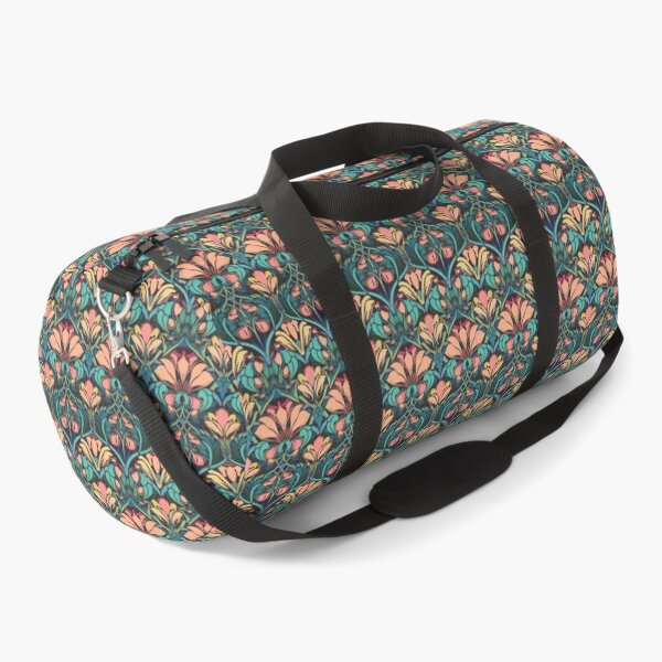 Item preview, Psychedelic Art Nouveau Vintage Floral Print designed and sold by foreverflora.