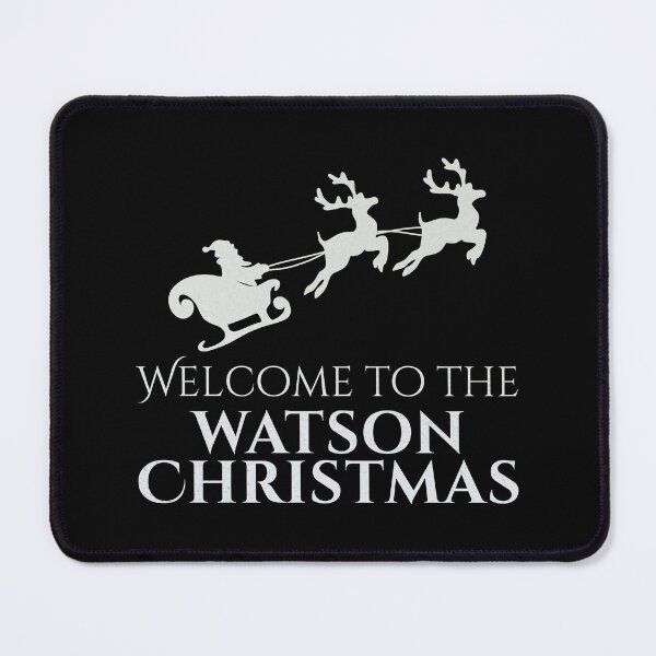 Item preview, Welcome to the Watson Christmas – Silver Family Name designed and sold by buglevel.