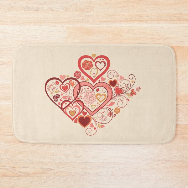 Item preview, Cluster of Hearts with Floral Elements designed and sold by Owcomm.