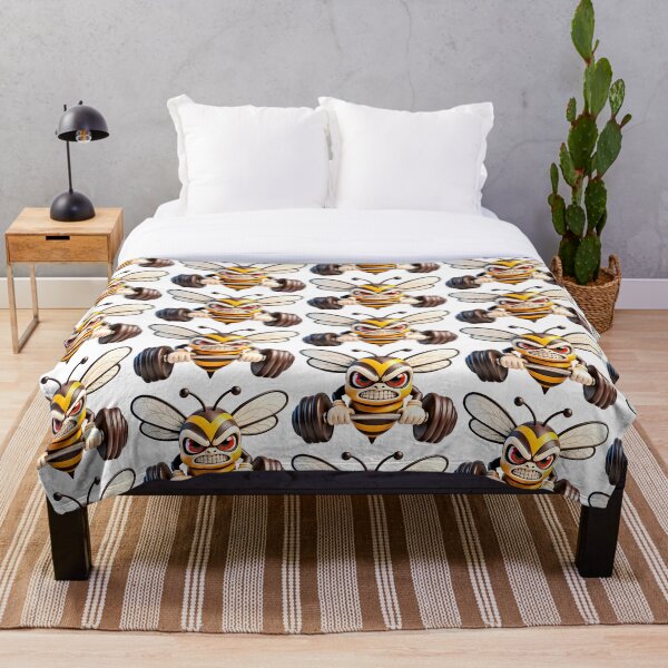 Item preview, Abejorro 3D Furioso levantando pesas designed and sold by DGVO.