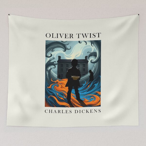 Item preview, Oliver Twist Charles Dickens Inspired Classic Literature designed and sold by kakarikihill.