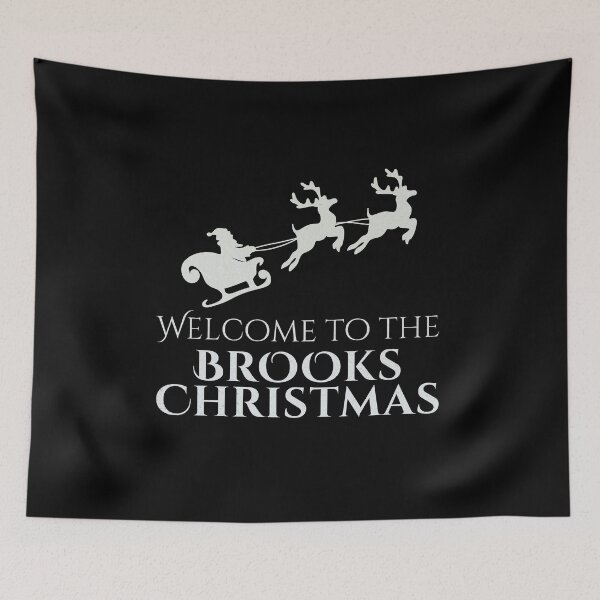 Item preview, Welcome to the Brooks Christmas – Silver Family Name designed and sold by buglevel.