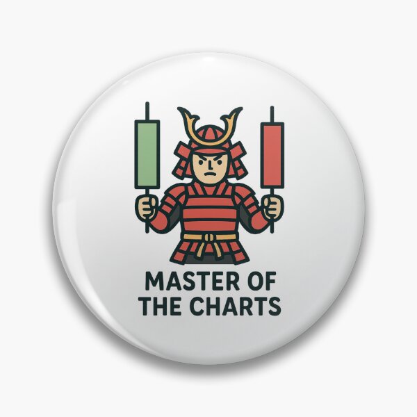 Item preview, Samurai Candlestick – Master of the Charts Trading Design designed and sold by NovaMoodCo.