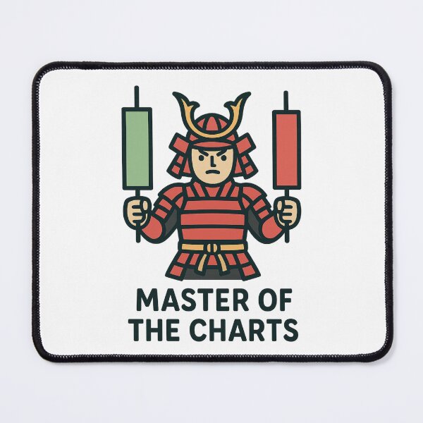 Item preview, Samurai Candlestick – Master of the Charts Trading Design designed and sold by NovaMoodCo.
