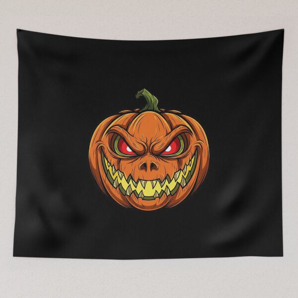 Item preview, Scary Evil Jack O' Lantern Face Halloween designed and sold by Tim Mendy.