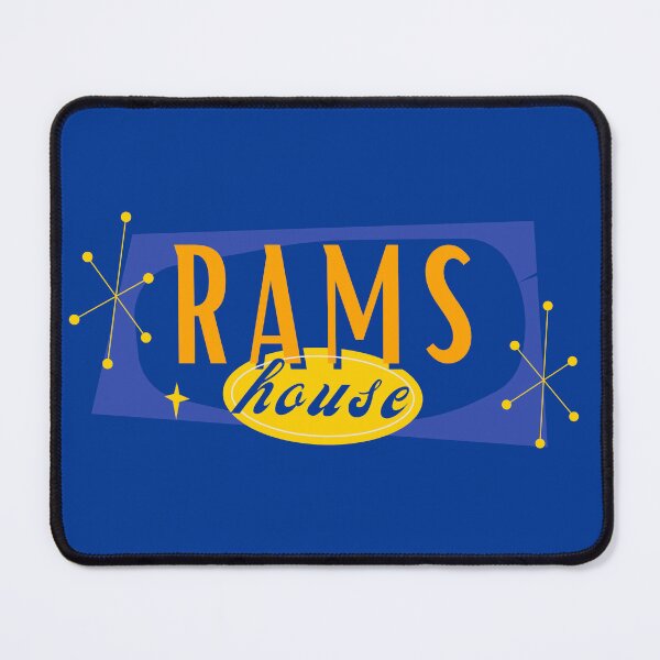 Item preview, Whose House Rams House Los Angeles Rams midcentury football designed and sold by LAKERSIN5.