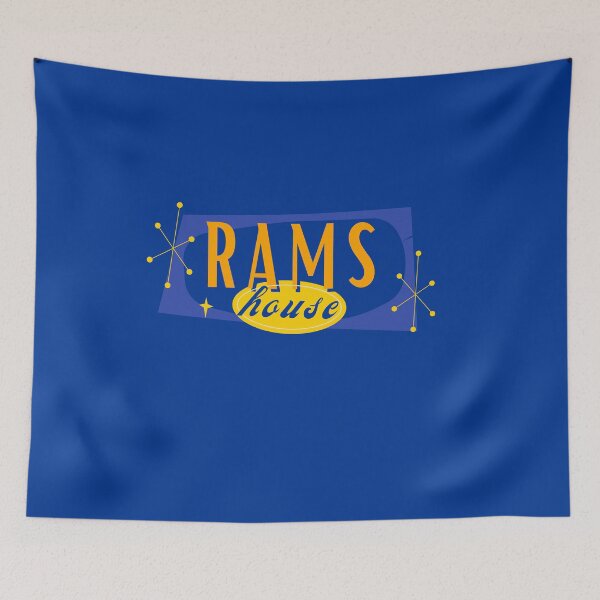 Item preview, Whose House Rams House Los Angeles Rams midcentury football designed and sold by LAKERSIN5.