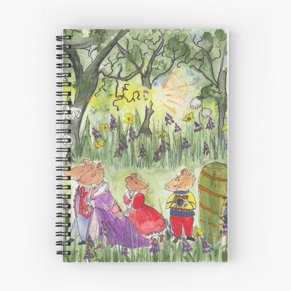 Item preview, Cute Mice Beneath the Tulips  designed and sold by RMHamilton.