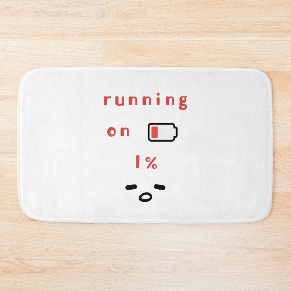 Item preview, Running on 1% – Low Battery Club Series designed and sold by mintmono-studio.