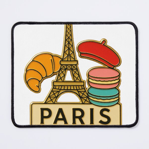 Item preview, Paris Design, Eiffel Tower, Macaroon, croissant designed and sold by cwdogs313.