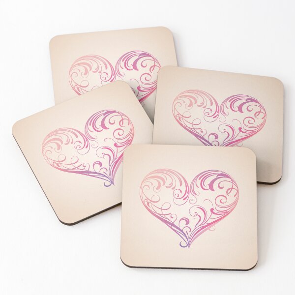 Item preview, Elegant Swirl Heart with Gradient designed and sold by Owcomm.