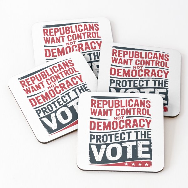 Item preview, Republicans Want Control Not Democracy Protect Voting Distressed designed and sold by EthosWear.