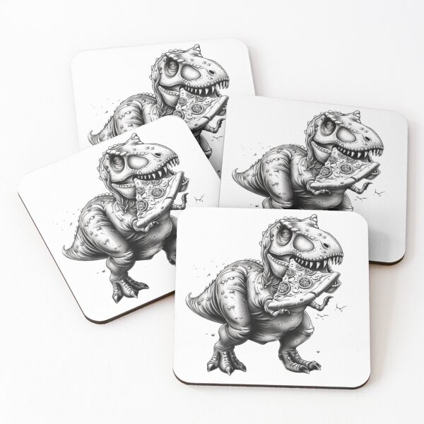 Item preview, “Pizza Raptor” designed and sold by AlexLineArt.