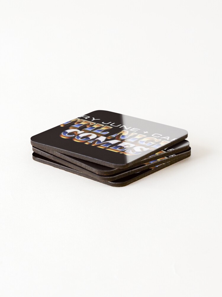 Thumbnail 4 of 5, Coasters (Set of 4), Until Night Comes designed and sold by DaGraphixPlug.