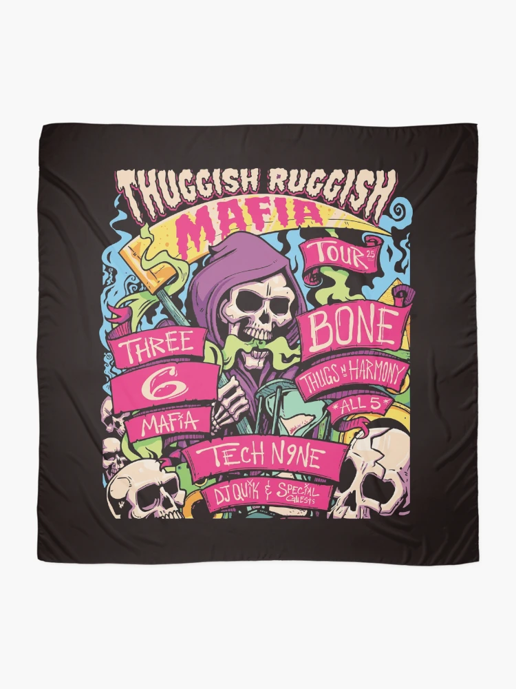 Thumbnail 2 of 3, Scarf, Thuggish Ruggish Mafia designed and sold by DaGraphixPlug.