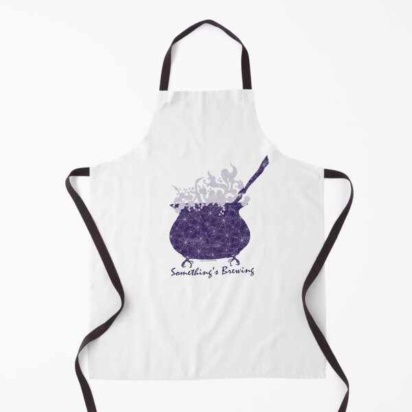 Item preview, Something's Brewing Boiling Cauldron Purple Spiderwebs designed and sold by creativebeeshop.
