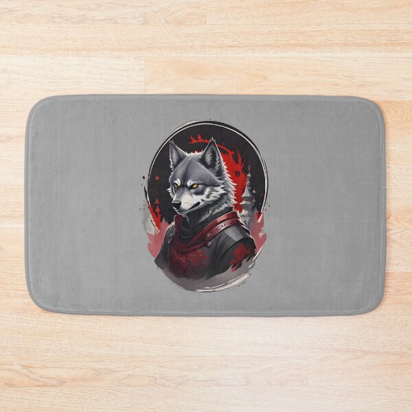 Item preview, Medieval Wolf Knight – Dark Fantasy Armored Beast Illustration | Gothic Poster & Sticker designed and sold by CRAWO.