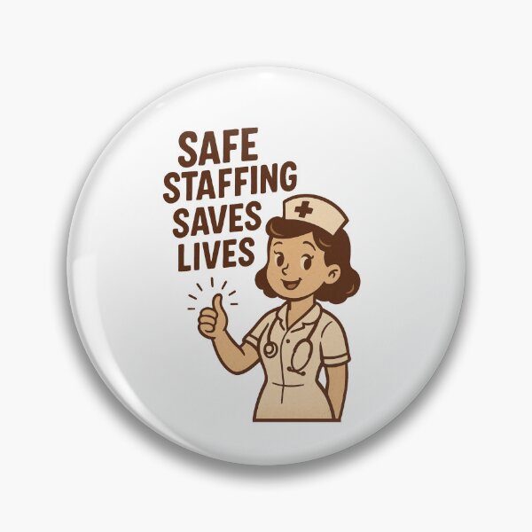 Item preview, Safe Staffing Save Lives designed and sold by Prints-by-Olaf.