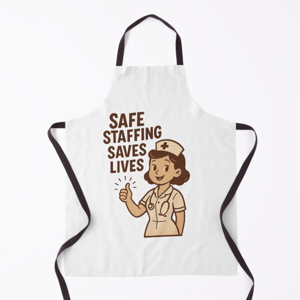 Item preview, Safe Staffing Save Lives designed and sold by Prints-by-Olaf.
