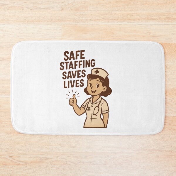 Item preview, Safe Staffing Save Lives designed and sold by Prints-by-Olaf.