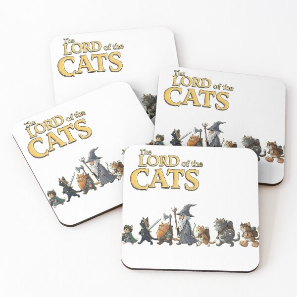 Item preview, The Lord of the Cats Fantasy Parody Artwork designed and sold by Cat World Store.