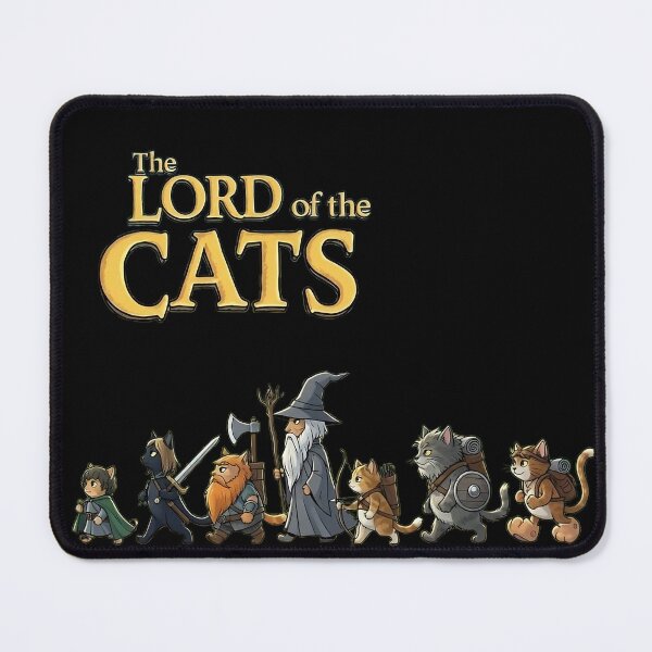 Item preview, The Lord of the Cats Fantasy Parody Artwork designed and sold by Cat World Store.