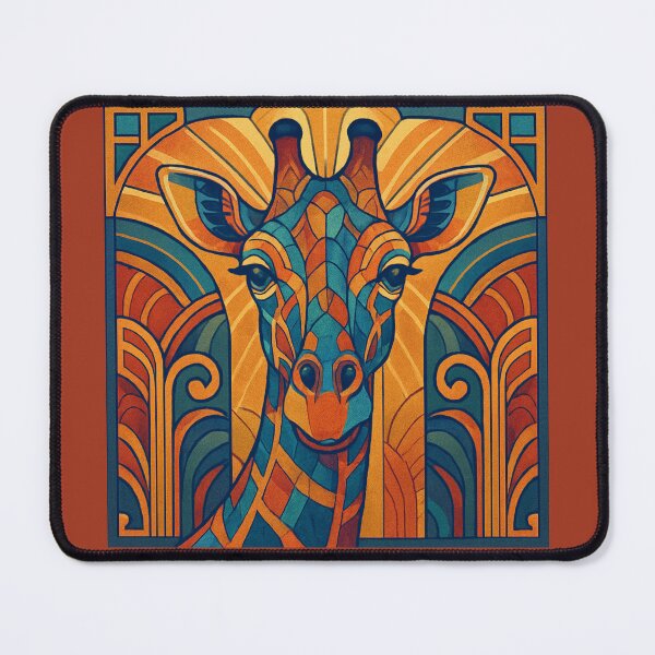 Item preview, Colorful Portrait of a Giraffe designed and sold by CarolM.