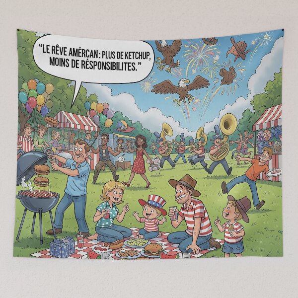 Item preview, The American Dream: Ketchup and Freedom! designed and sold by Le Pédagogue.