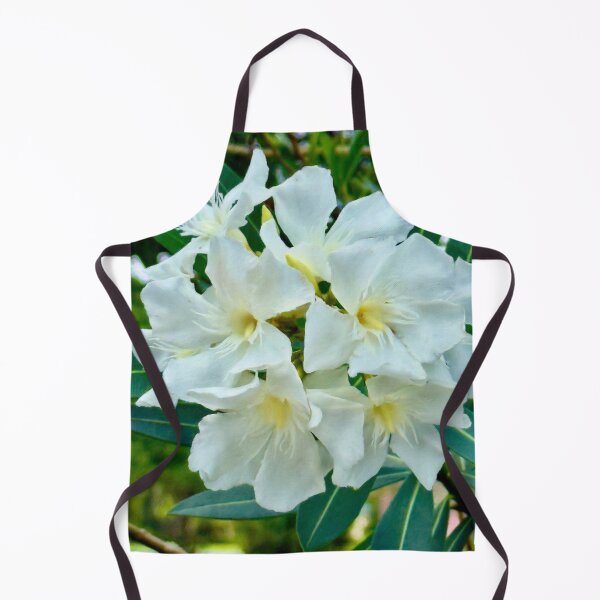 Item preview, White Nerium Flowers in Bloom - Pamela Storch designed and sold by Pamela Storch.