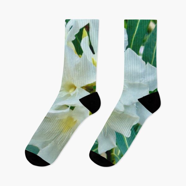 Item preview, White Nerium Flowers in Bloom - Pamela Storch designed and sold by Pamela Storch.