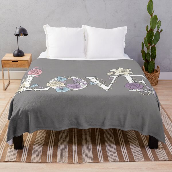 Item preview, Floral Love Lettering designed and sold by Owcomm.