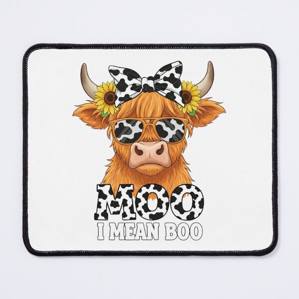 Item preview, Moo I Mean Boo Funny Highland Cow Halloween designed and sold by Ruby River.